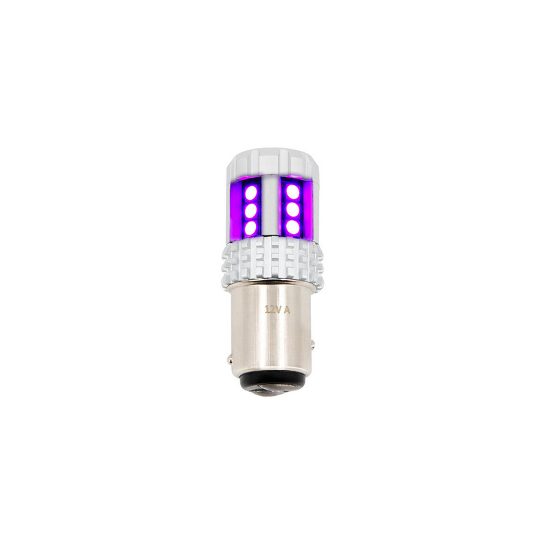 United Pacific High Power 18 LED 1157 Bulb-Purple 36394