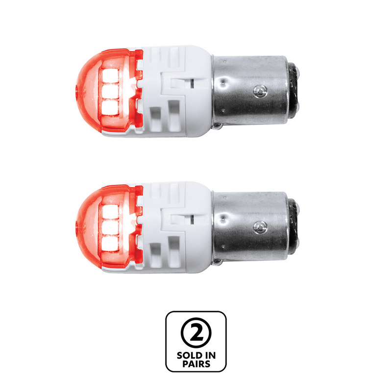 United Pacific High Power 6 LED 1157 Bulb-Red (Pair) 36428
