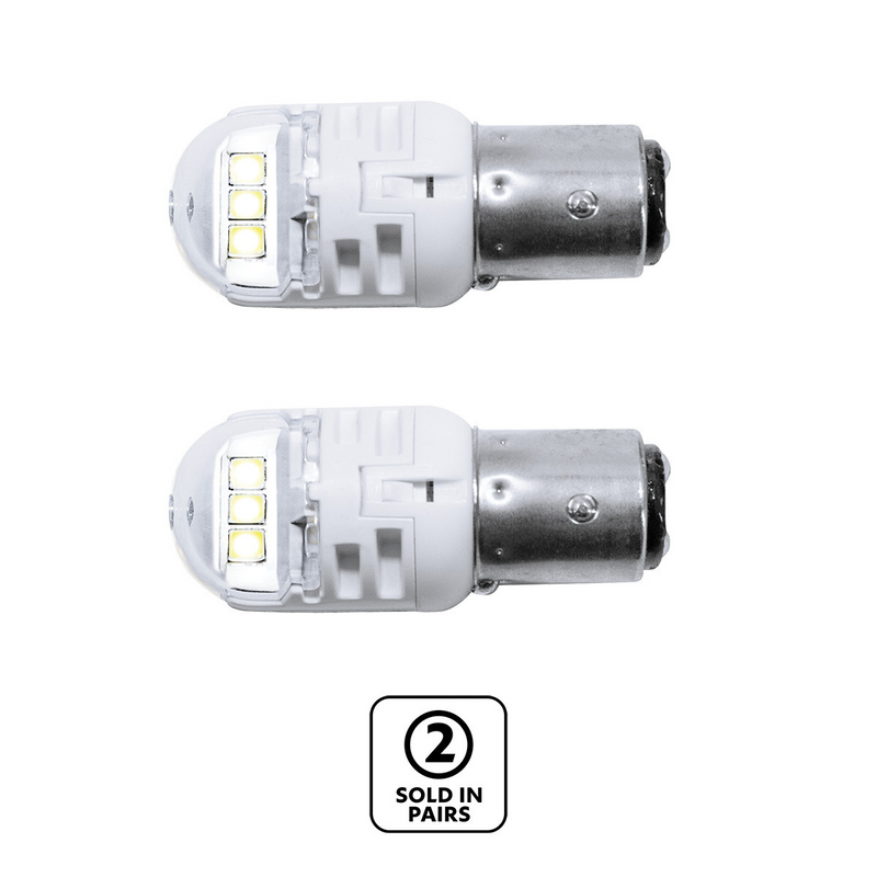United Pacific High Power 6 LED 1157 Bulb-White (Pair) 36429