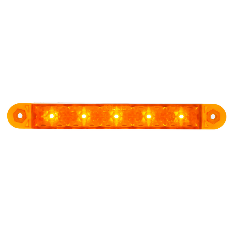 United Pacific 5" 5 Amber SMD LED Light Strip With 3-Wire Connection 36446