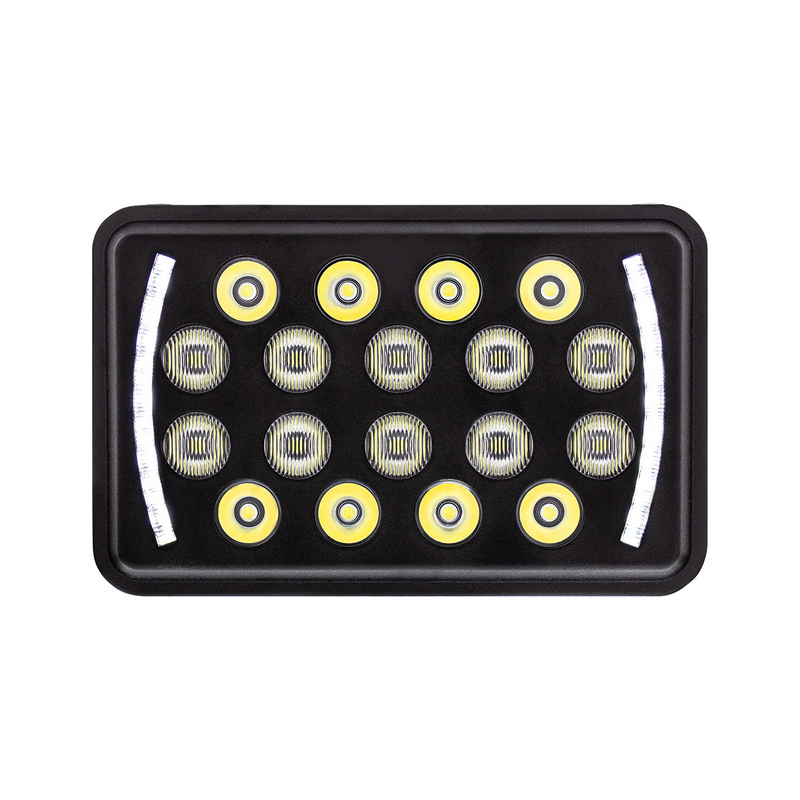 United Pacific ULTRALIT 18 High Power LED 4" X 6" Headlight With LED Position Light Bar 36449