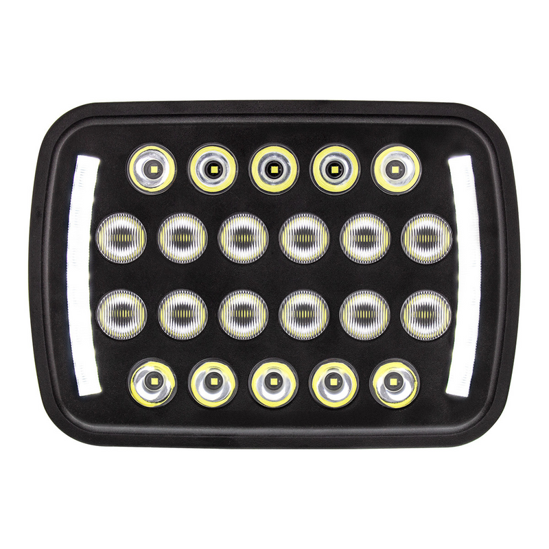 United Pacific ULTRALIT 22 High Power LED 5" X 7" Headlight With LED Position Light Bars 36450
