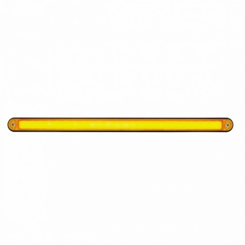 United Pacific 24 LED 12" GloLight Bar With Black Housing Amber LED/Amber Lens 36492