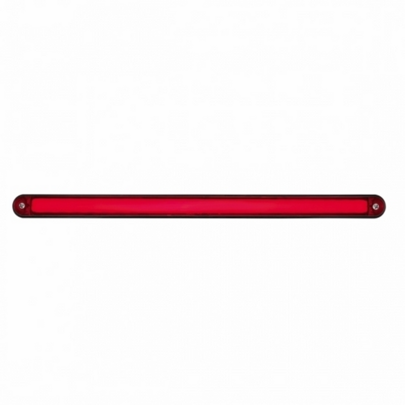 United Pacific 24 LED 12" GloLight Bar With Black Housing Red LED/Red Lens 36493
