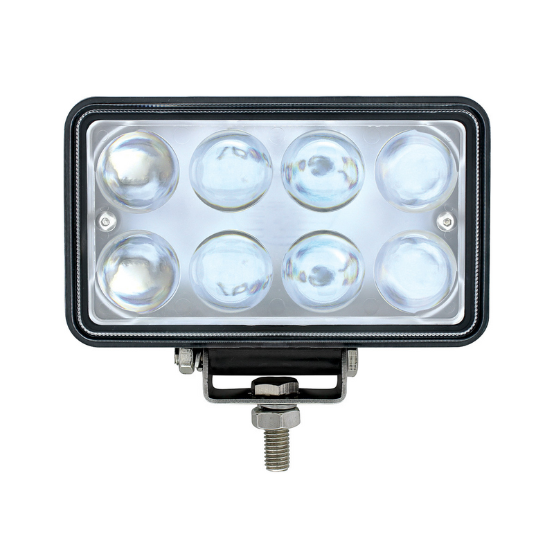 United Pacific 8 High Power LED Rectangular Work Light With Projector Lens 36508