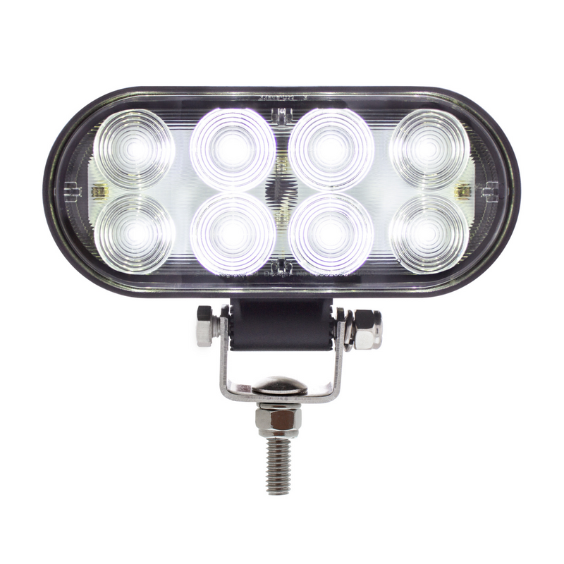 United Pacific 8 LED Oval Wide Angle Driving/Work Light (Retail) 36515