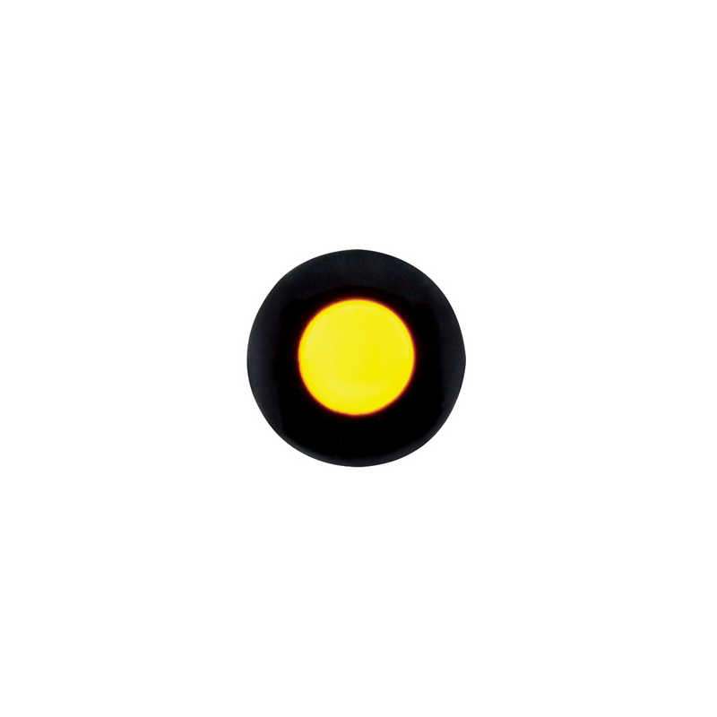 United Pacific Single LED Snap-In Indicator Light Amber (Bulk) 36517B