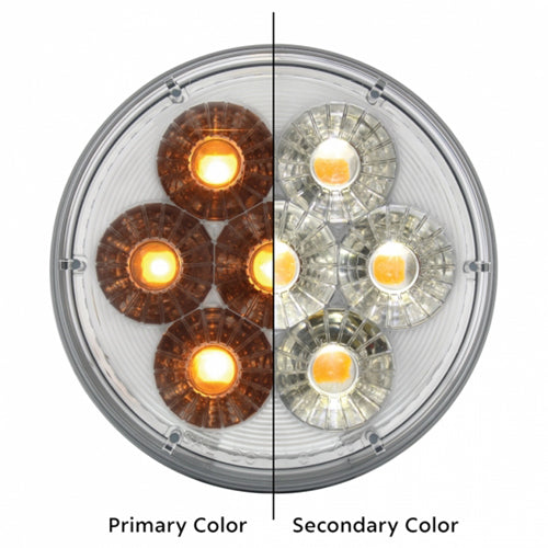 United Pacific 36532 Double Fury 4 inch Amber White LED Light 35954