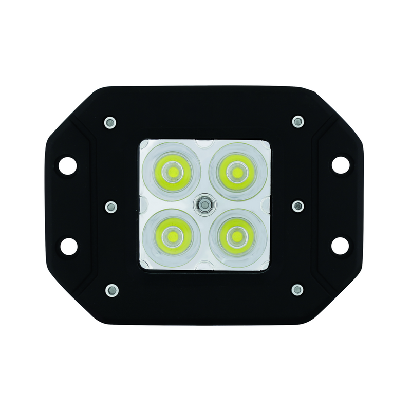 United Pacific 4 High Power LED Flange Mount Work Light Spot Light 36536