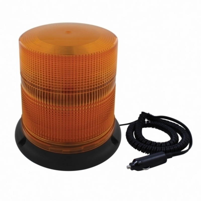 United Pacific 3 High Power LED 6" Round Beacon Light Magnet Mount 36539