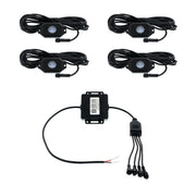 United Pacific RGB Multi-Color Rock Light Kit - 500 Lumen (4 Piece)