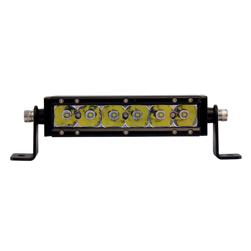 United Pacific 6 High Power CREE LED Single Row 7" Light Bar Spot Light 36611