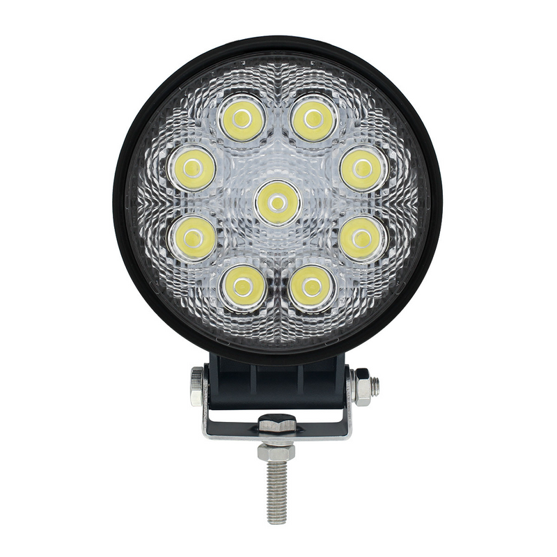 United Pacific 9 High Power LED 4-1/2" Round "Competition Series" Work Light Spot 36617