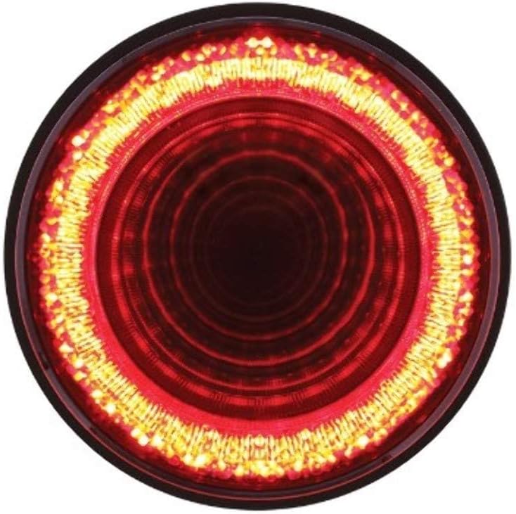 United Pacific 4" Round Mirage Stop/Turn/Tail Light (Red)