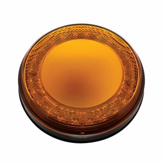 United Pacific 4" Round Mirage Light Turn Signal (Amber/Amber)