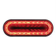 United Pacific 6" Oval Mirage Stop/Turn/Tail Light (Red)