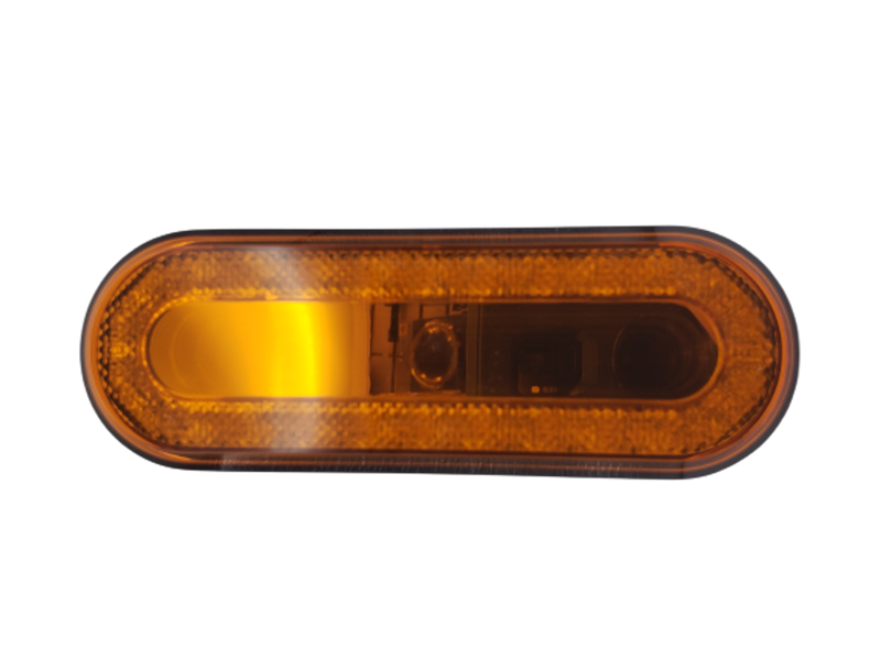 United Pacific 6" Oval Mirage Turn Signal Light (Amber)