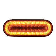 United Pacific 6" Oval Mirage Turn Signal Light (Amber/Clear)
