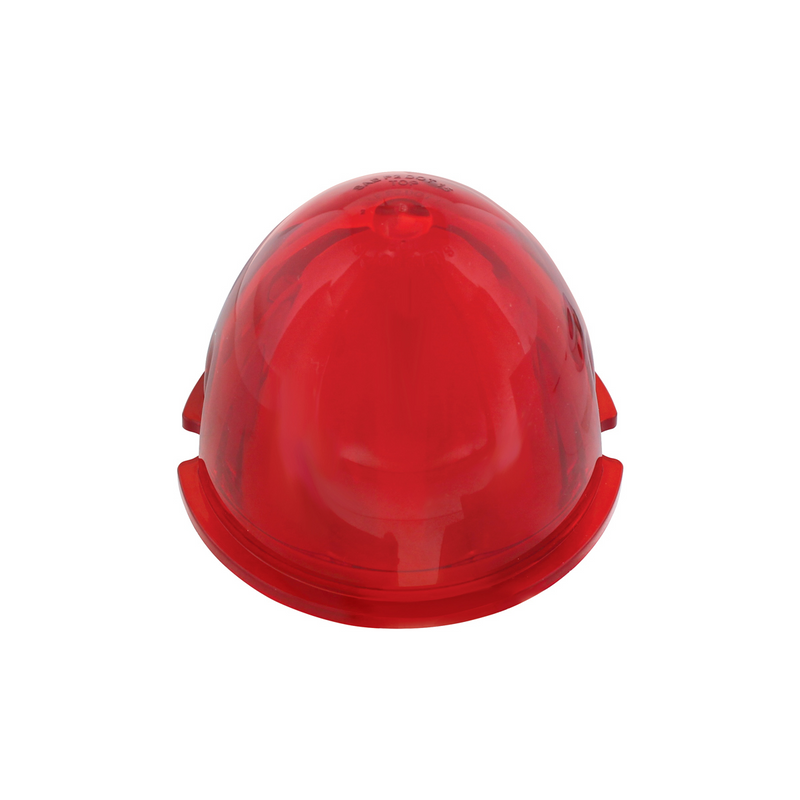 United Pacific 9 LED Dual Function GloLight Watermelon Cab/Auxiliary Light Red LED/Red Lens (Bulk) 36659B