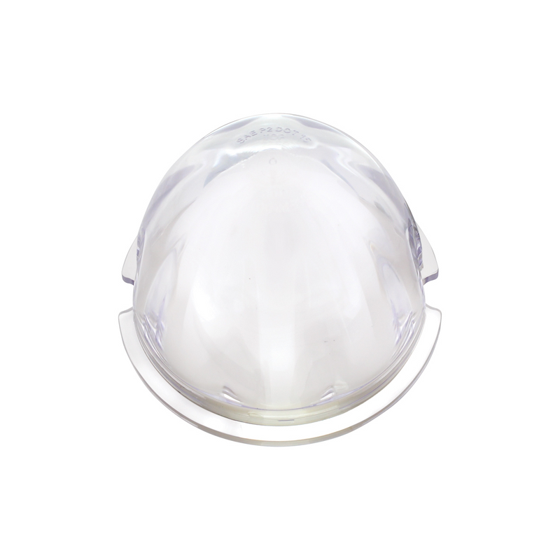 United Pacific 9 LED Dual Function GloLight Watermelon Cab/Auxiliary Light Amber LED/Clear Lens (Bulk) 36660B