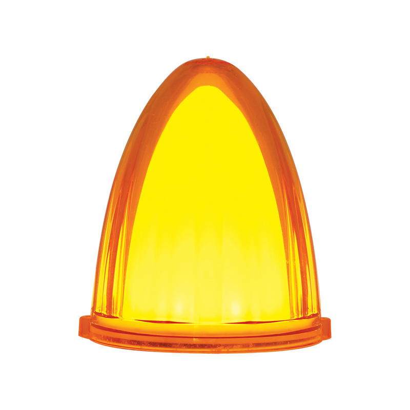 United Pacific 9 LED Dual Function GloLight Watermelon Grakon 1000 Style Cab Light Amber LED/Amber Lens 36662