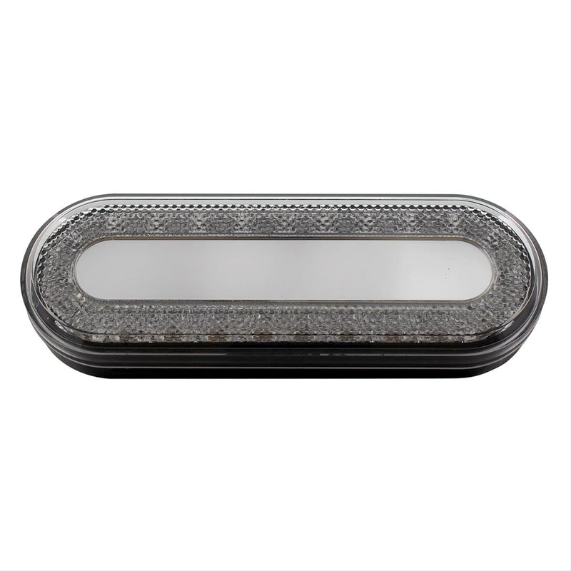 United Pacific 6" Oval Mirage Stop/Turn/Tail Light (Red/Clear)