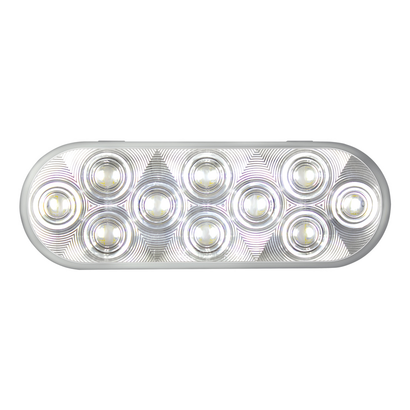 United Pacific 20 LED 6" Oval Back-Up Light Competition Series (Bulk) 36679B
