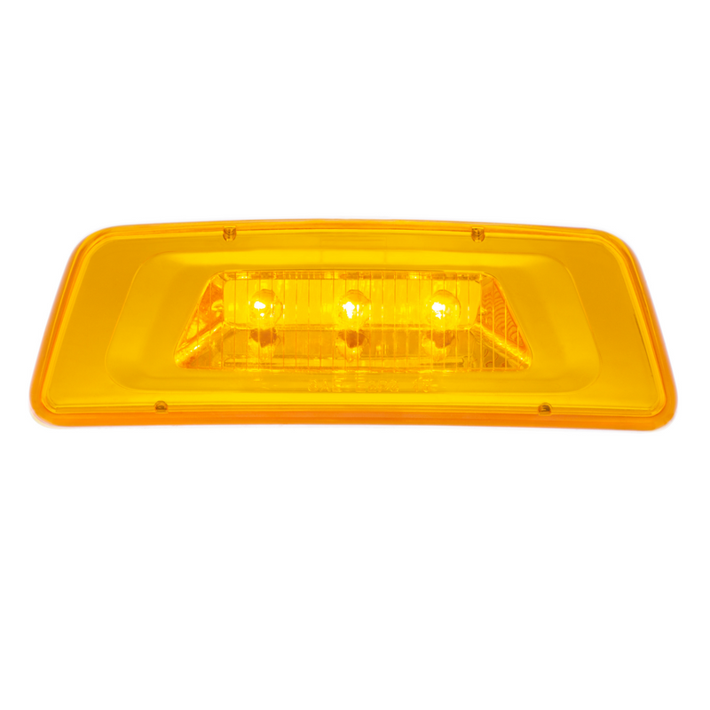 United Pacific 3 LED Fender Turn Signal/Parking Light For Kenworth T680/T700/T880 Amber LED/Amber Lens 36747
