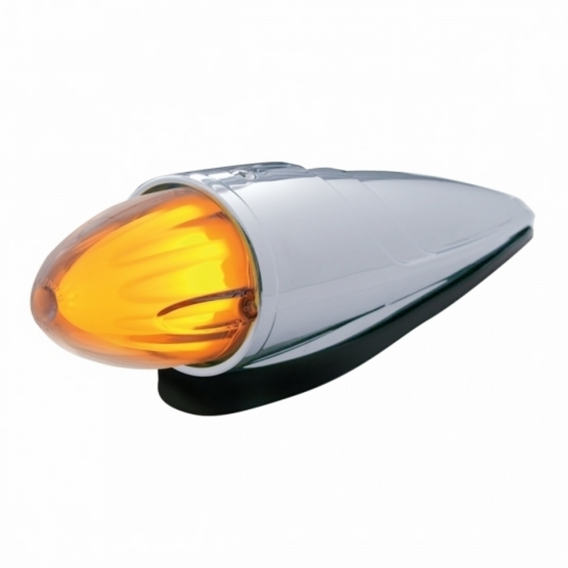United Pacific 9 LED Dual Function GloLight Watermelon Grakon 1000 Style Cab Light Kit Amber LED/Clear Lens 36760