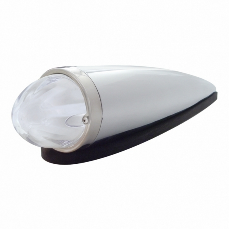United Pacific 9 LED Dual Function GloLight Watermelon Cab Light Kit Amber LED/Clear Lens 36762