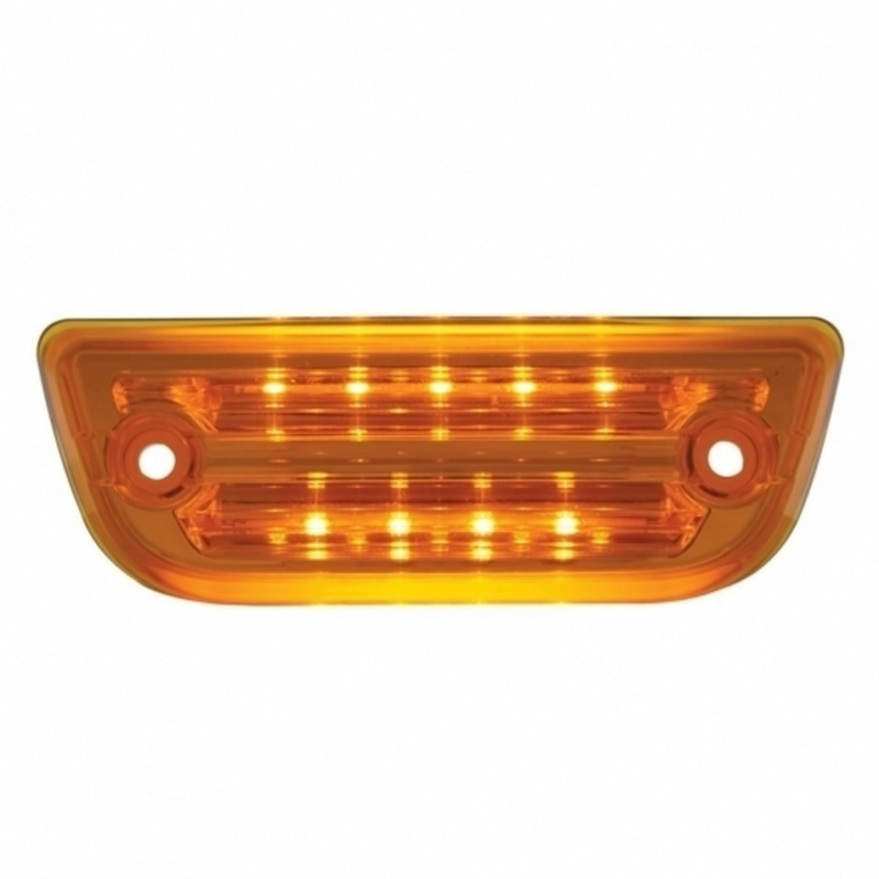 United Pacific 9 LED Cab Light For Peterbilt 579 & Kenworth T680/T770/T880- Amber LED/Amber Lens 36779