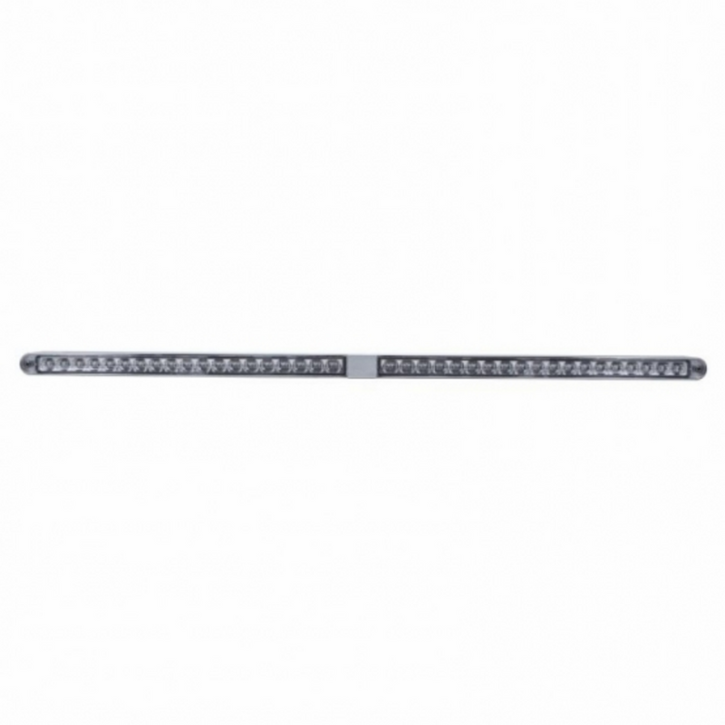 United Pacific Dual 14 LED 12" Reflector Light Bars With Bezel Red LED/Clear Lens 36799