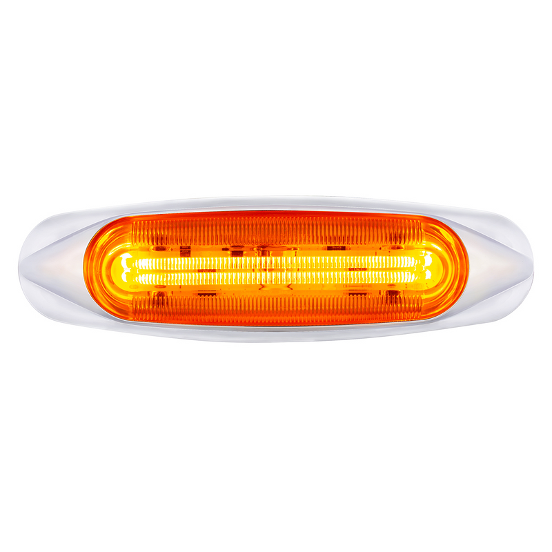 United Pacific 4 LED LIGHTTRACK Light (Clearance/Marker) Amber LED/Amber Lens 36815