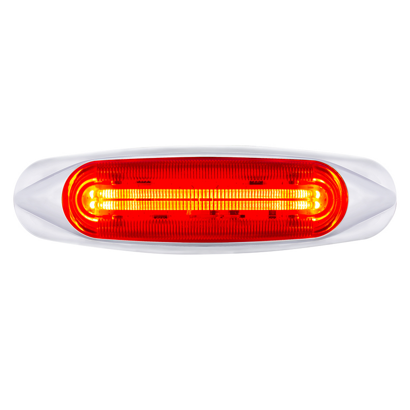 United Pacific 4 LED LIGHTTRACK Light (Clearance/Marker) Red LED/Red Lens 36816