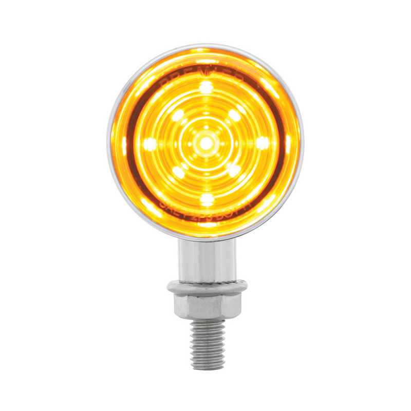 United Pacific 9 LED Dual Function Mini Bullet Light Amber LED/ Amber Lens 36859