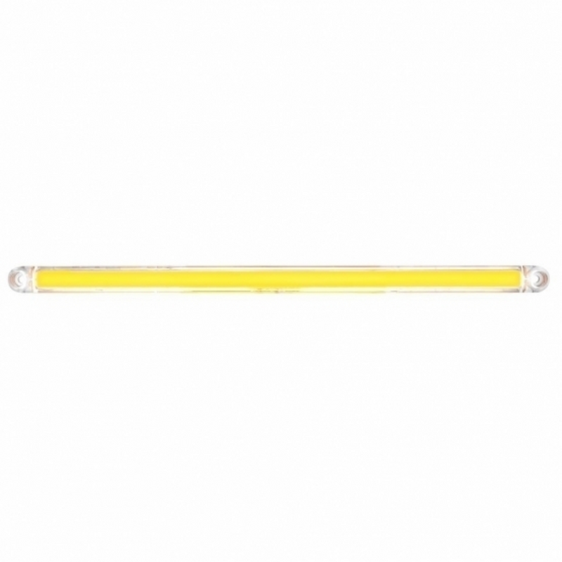 United Pacific 24 LED Dual Function 12" GloLight Bar (Turn Signal) Amber LED/Clear Lens (Card) 36863