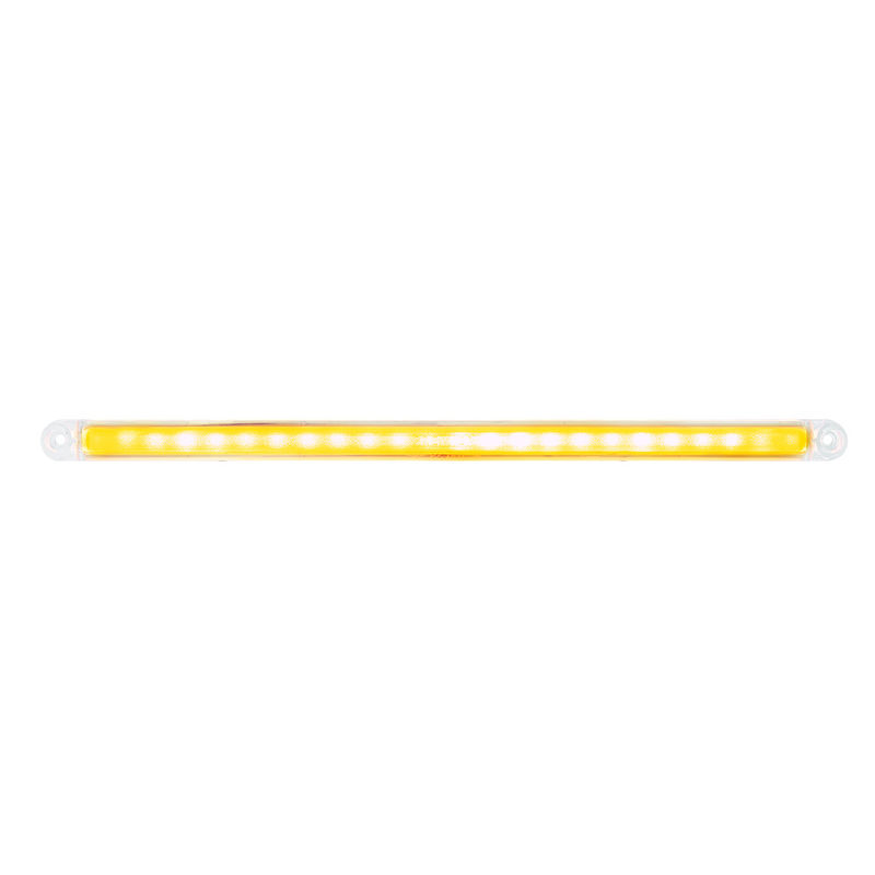 United Pacific 24 LED Dual Function 12" GloLight Bar (Turn Signal) Amber LED/Clear Lens (Bulk) 36863B