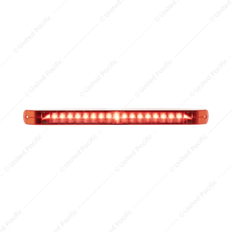 United Pacific 19 LED 17" Light Bar (Stop, Turn & Tail) -Red LED & Lens 36887