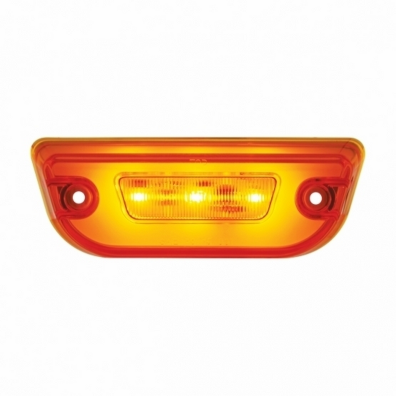 United Pacific 11 LED GloLight Cab Light For Peterbilt 579 & Kenworth T680/T770/T880 Amber LED/Amber Lens 36891