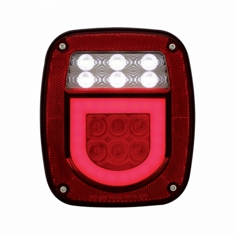 United Pacific LED GloLight Universal Combination Tail Light Without License Light (Card) 36910