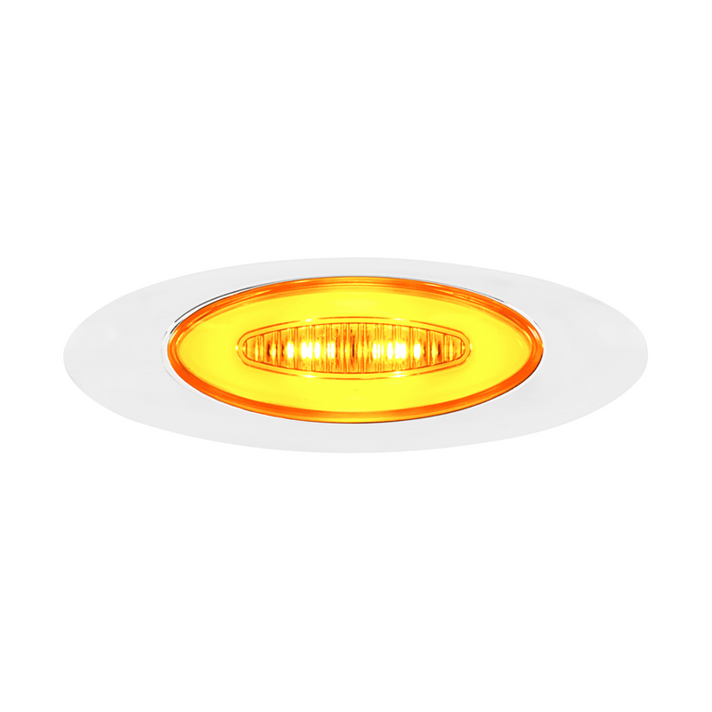United Pacific 6 LED M5 Millennium GloLight (Clearance/Marker) Amber LED/Clear Lens 36986