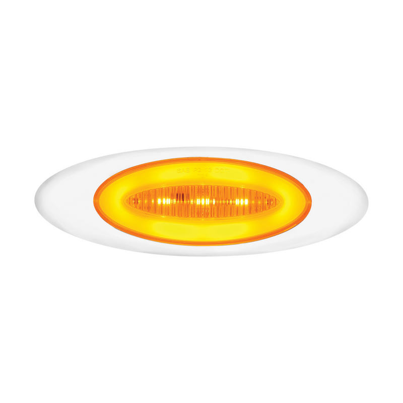 United Pacific 13 LED M1 Millennium GloLight (Clearance/Marker) Amber LED/Amber Lens (Bulk) 36988B