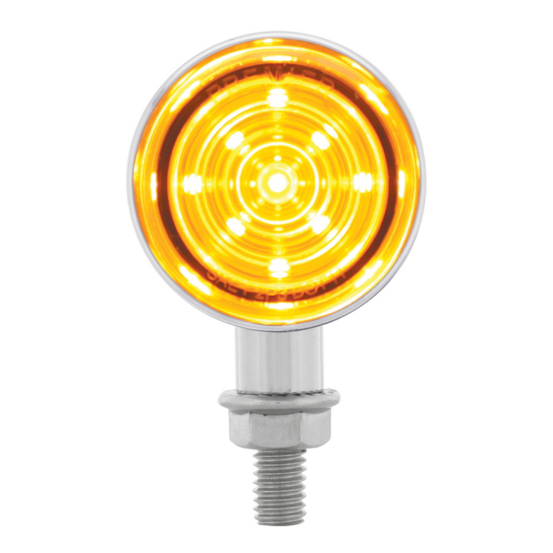 United Pacific 9 LED Mini Bullet Light Amber LED/Amber Lens 36996