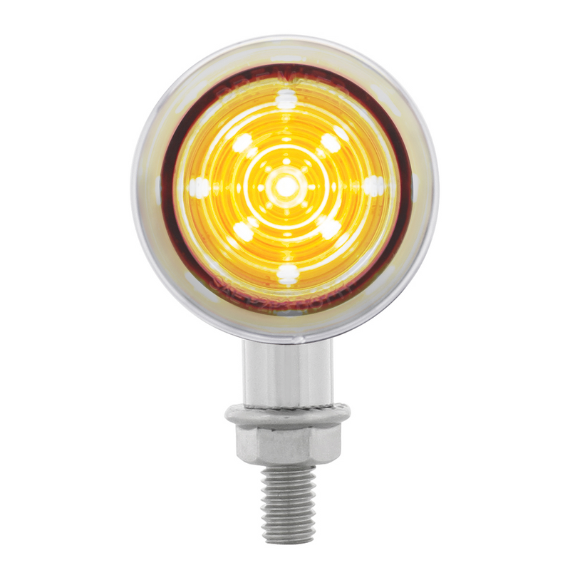 United Pacific 9 LED Mini Bullet Light Amber LED/Clear Lens 36998