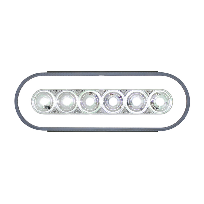United Pacific 22 LED 6" Oval GloLight (Back-Up) 37009