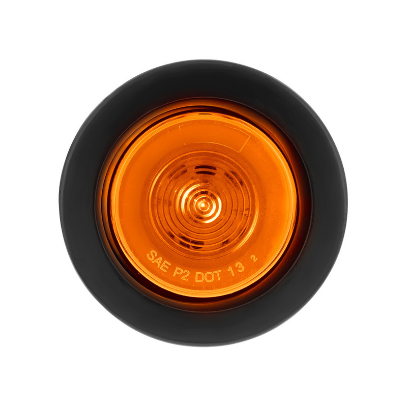 United Pacific 9 LED 2.5" Round GloLight Kit (Clearance/Marker) Amber LED/Amber Lens 37016BAK