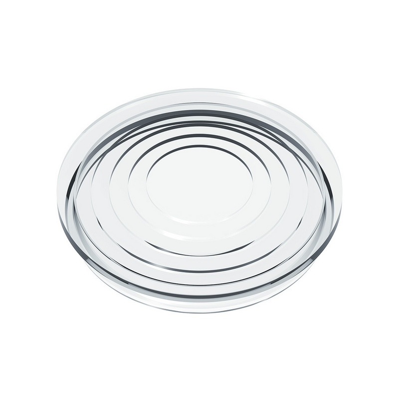 United Pacific Round Map Light Lens For 2006+ Peterbilt Clear 37058