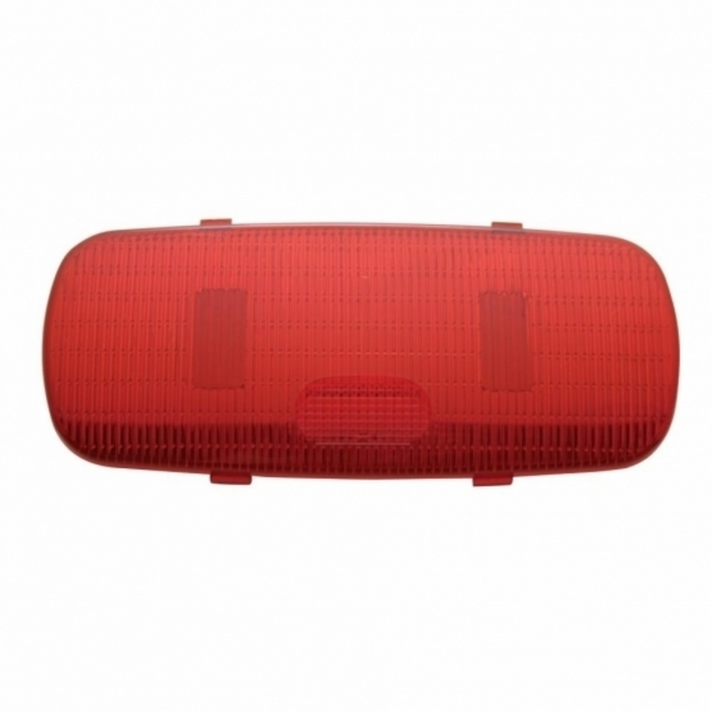 United Pacific Center Dome Light Lens For 2006+ Peterbilt Red 37067