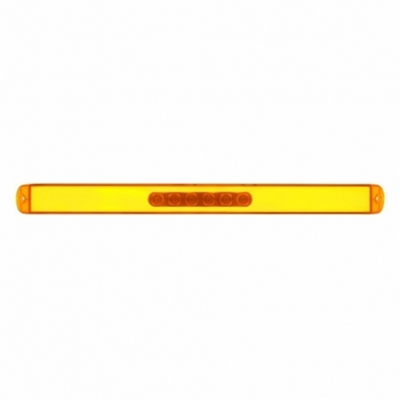 United Pacific 28 LED 17" GloLight Bar (Turn Signal) Amber LED/Amber Lens 37079