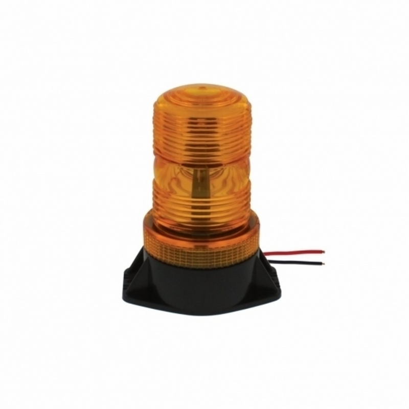 United Pacific 3 High Power LED Micro Beacon Light Permanent Mount 37086